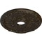Ekena Millwork Antioch Ceiling Medallion (Canopies up to 3 1/2"), 18"OD x 3 1/2"ID x 1 3/8"P, Stone Hearth Crackle CM18SESHC - alternate 2